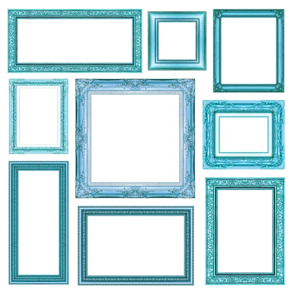 Set of Vintage frame with blank space, clipping path — Stock Photo, Image
