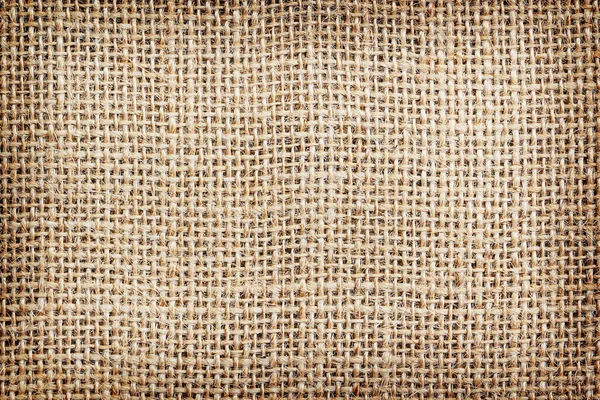 Natural sackcloth textured for background — Stock Photo, Image
