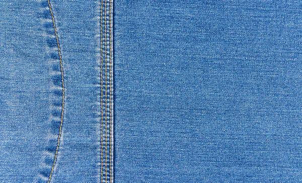Blue jeans texture or background — Stock Photo, Image
