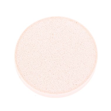 Beyaz arka plan üzerinde izole pembe yüz sünger