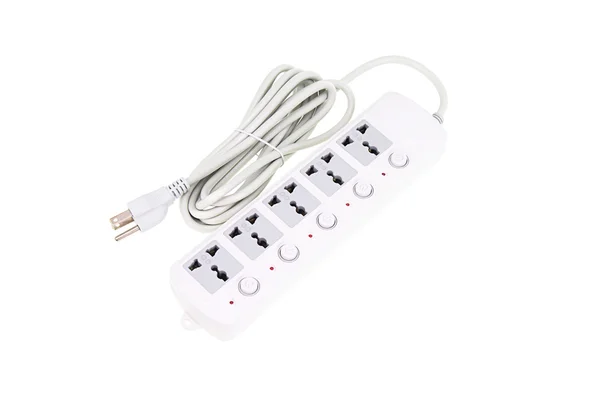 Power Strip on white background — Stock Photo, Image