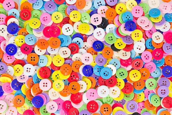 Botones coloridos, Cierre colorido de cerca —  Fotos de Stock