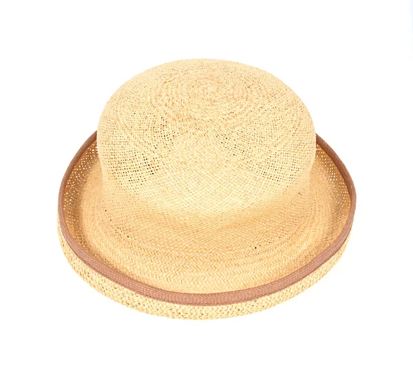 Weave hat on a white background — Stock Photo, Image