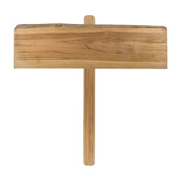 Tahta tabela beyaz üzerine izole.