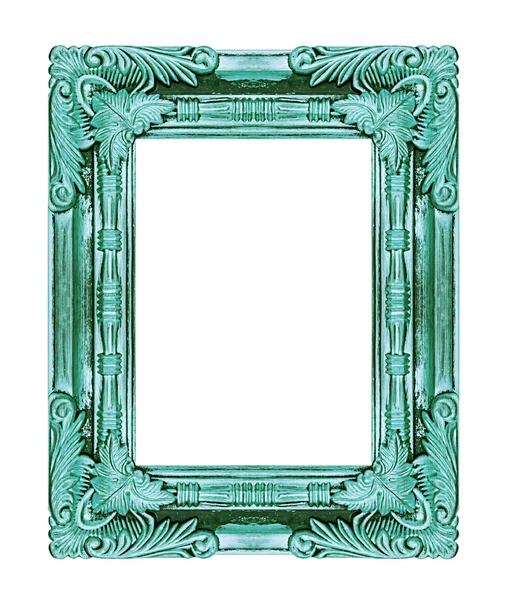 蓝色镜框孤立在白色的背景下，剪切路径 — 图库照片