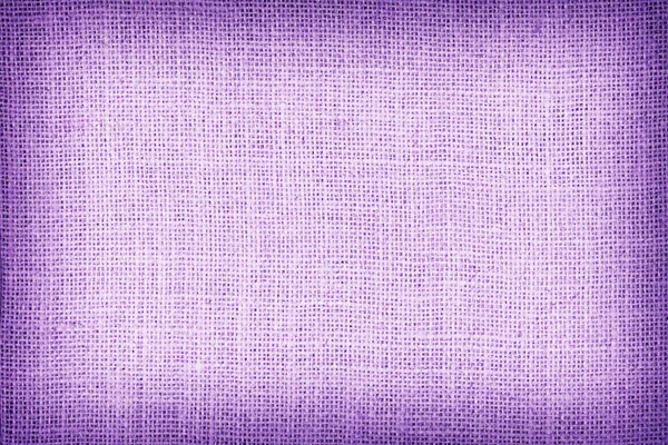 Naturliga säckväv texturerat för bakgrund, lila färg — Stockfoto
