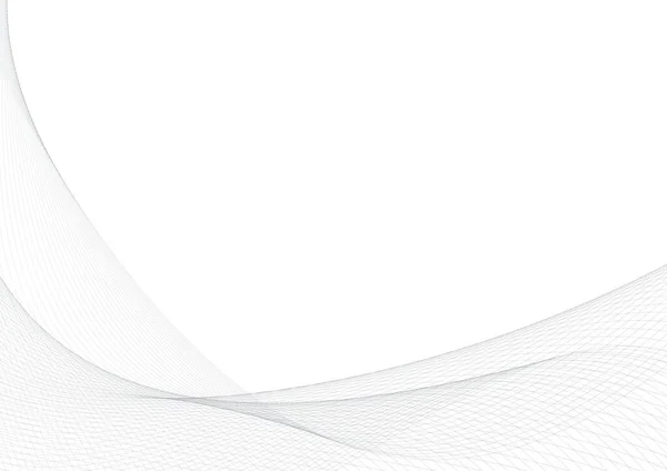 Beyaz arkaplanda soyut gri dalgalı çizgiler