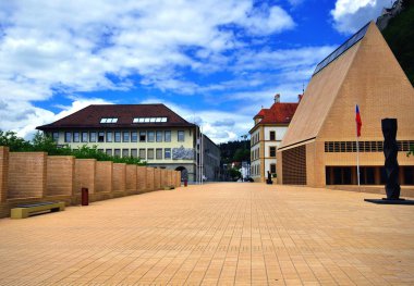 Şehir Vaduz, liechtenstein