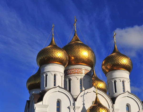 Купол собору Ярославлі — стокове фото