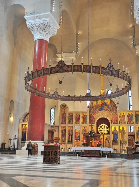 Inteiror of Saint Savva Church in Belgrade — Stock Photo, Image