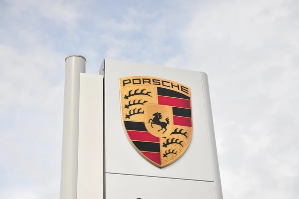 Typu logo Porsche — Zdjęcie stockowe