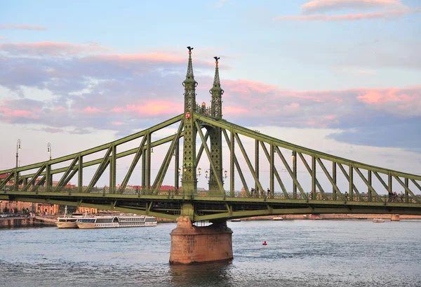 Vue du pont Liberty dans le centre de Budapest — Photo