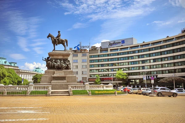 Plaza de la Asamblea Nacional en Sofía, Bulgaria — Foto de Stock