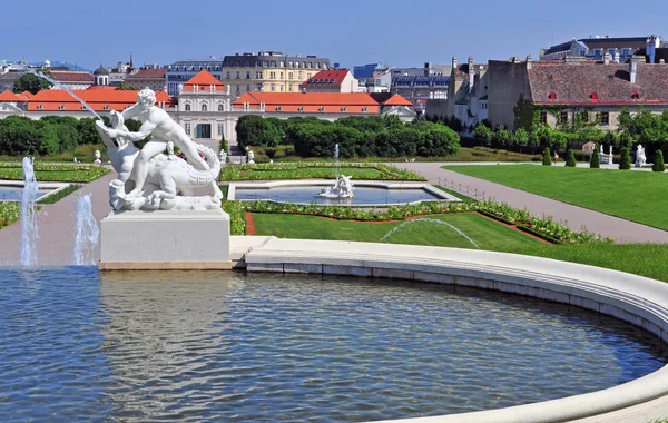 Belvedere park, Wiedeń, Austria — Zdjęcie stockowe