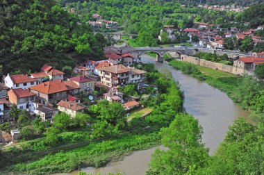 Veliko Tarnovo şehirdeki antik Köprüsü