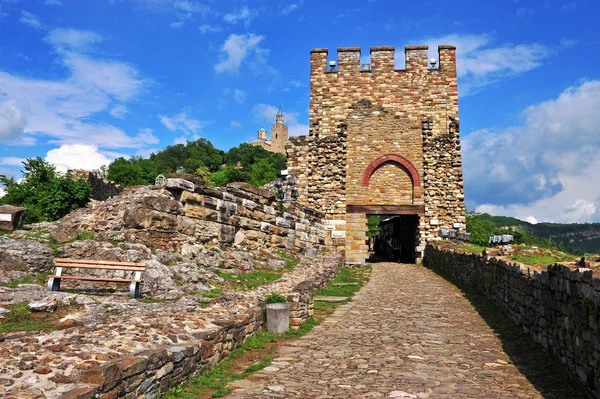 Eski kule Veliko Tarnovo kale — Stok fotoğraf