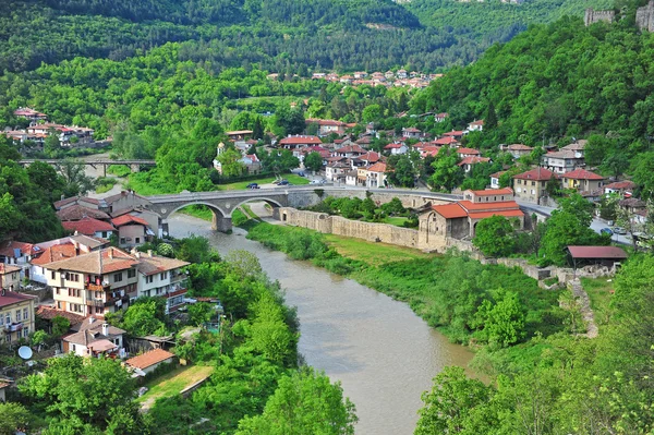 Blick von oben auf Veliko tarnovo — Stockfoto