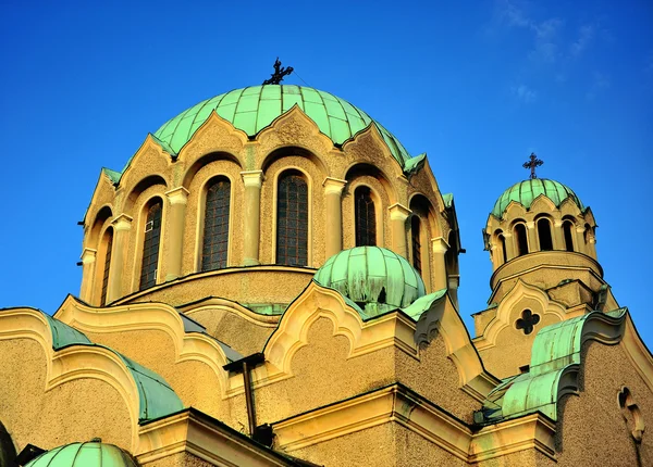 Domes of Patriarchal orthodox, Veliko Tarnovo, Bulgaria — Stock Photo, Image