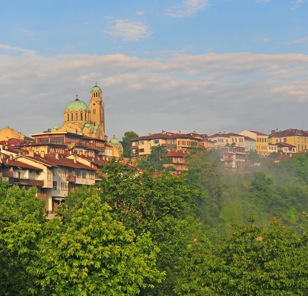 Vy över veliko Tărnovo — Stockfoto