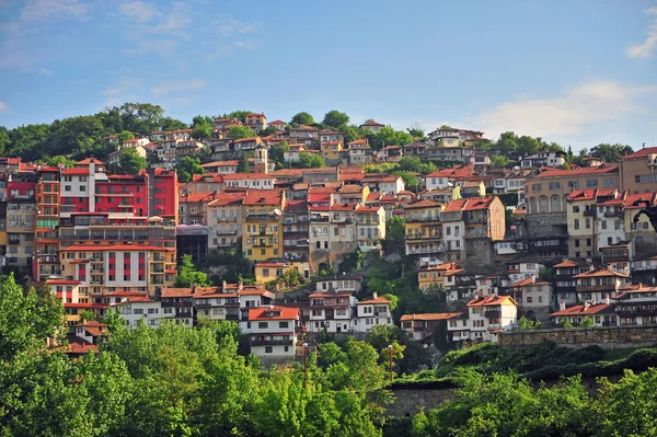 Traditionelle alte Häuser von Veliko tarnovo — Stockfoto