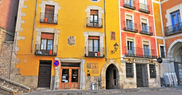 Blick auf den Hof im Stadtzentrum von Cuenca — Stockfoto