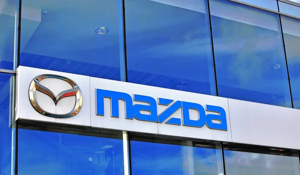 Logo, Mazda corporation — Stok fotoğraf