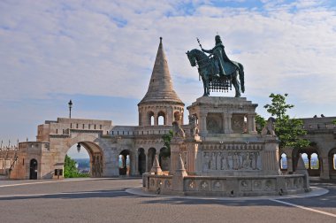 Güzel bir sabah ışık ile balıkçı'nın Kalesi
