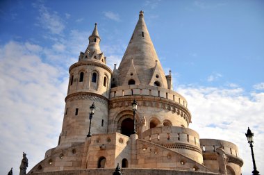 Fisherman's bastion architectural features clipart