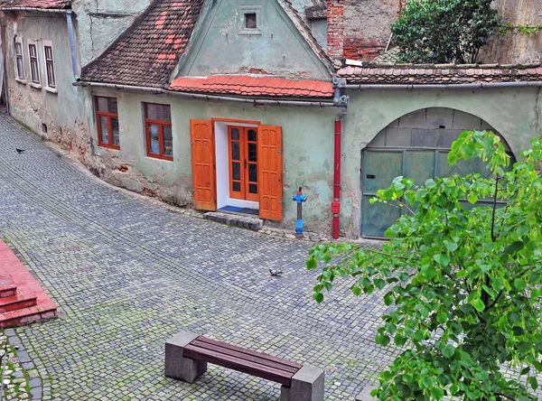 Street of Sibiu city, Romania — Stock Photo, Image