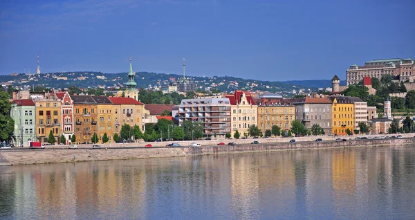 Panorama del casco antiguo de Budapest, capital de Hungría — Foto de Stock