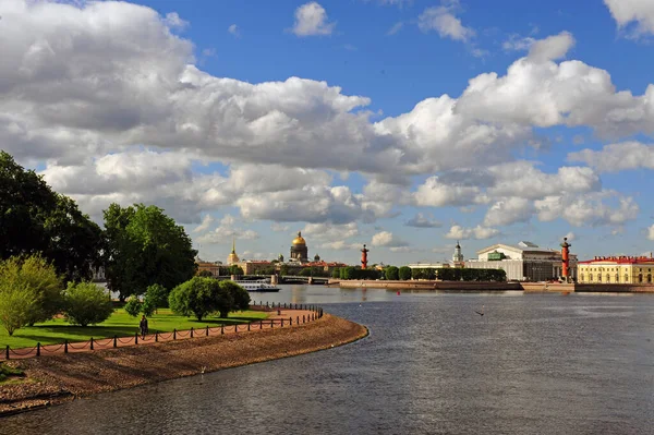 Piękny Widok Centrum Sankt Petersburga Panoramę Miasta — Zdjęcie stockowe