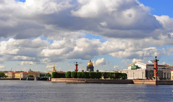 Панорама Санкт Петербурга Пасмурный День Россия — стоковое фото