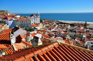 Alfama, Lizbon çatılar