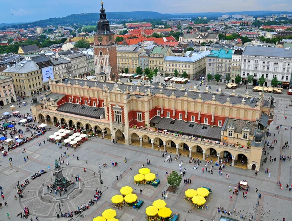 Piazza del Mercato a Cracovia — Foto Stock