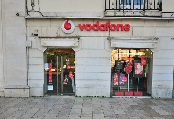 Vodafone winkel in Lissabon, Portugal — Stockfoto
