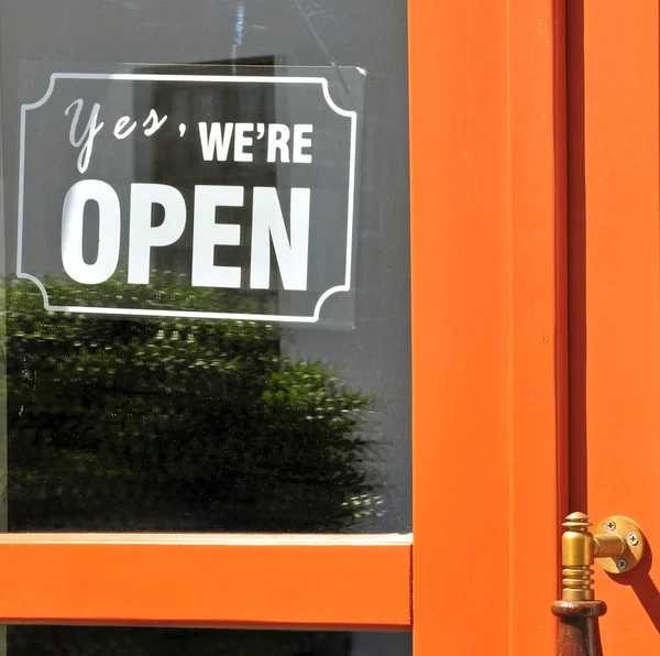 Open sign — Stock Photo, Image