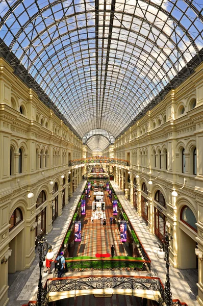 Gum Moskou winkelgalerij — Stockfoto
