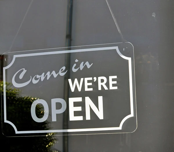 Open sign — Stock Photo, Image