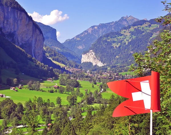 Paesaggio svizzero — Foto Stock