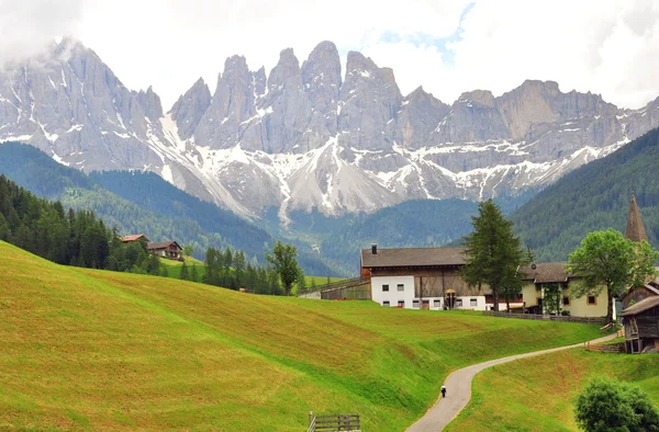 在意大利阿尔卑斯山的美丽景色 — 图库照片