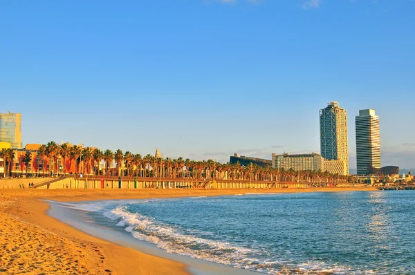 Sulla spiaggia di Barcellona — Foto Stock