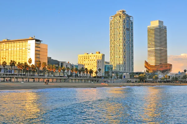 Barcelona beach, Spanje — Stockfoto