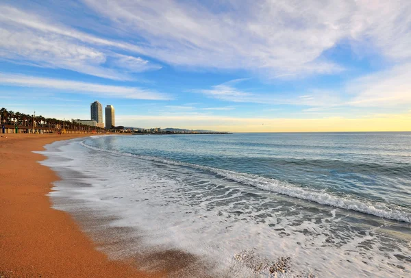 Barcelona strand — Stockfoto