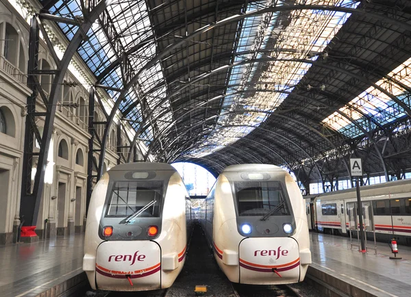 Ренфе поезда, Испания — стоковое фото