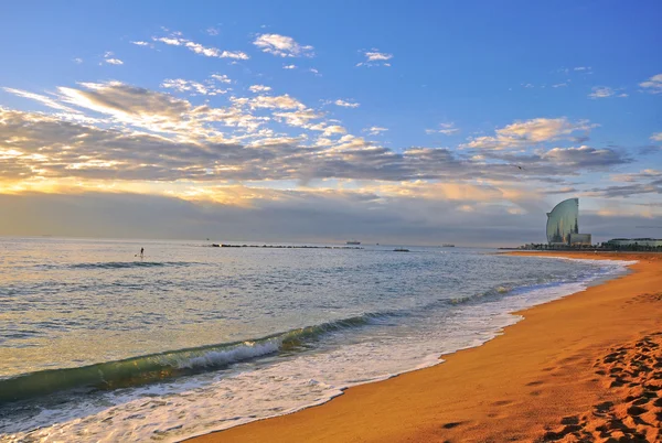 Barcelona strand — Stockfoto