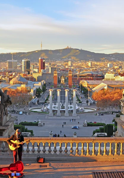 Praça da Espanha, Barcelona — Fotografia de Stock