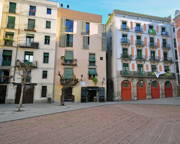 Gamla stan i Barcelona, Spanien — Stockfoto