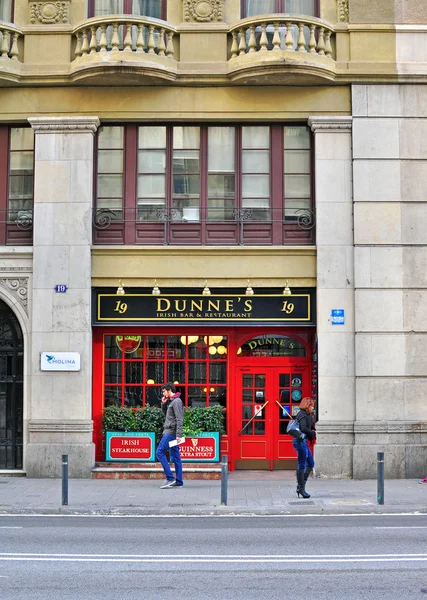 Pub irlandês em Barcelona — Fotografia de Stock