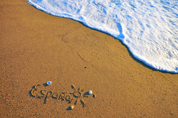 Spanje beach — Stockfoto