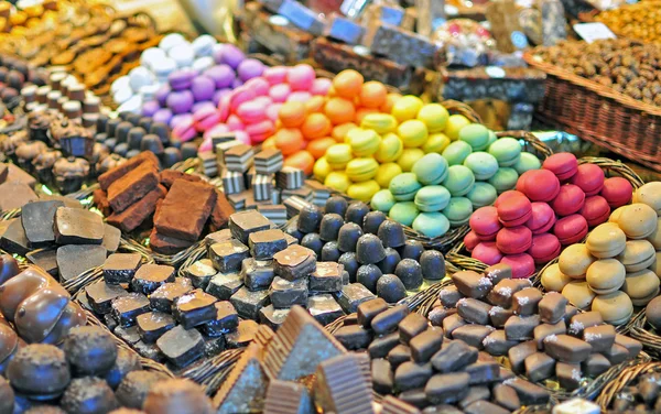 시장에서 사탕 — 스톡 사진